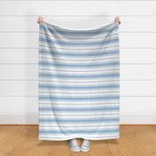 Blue and White Horizontal French Stripe