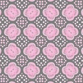 abstract cherry blossom tile