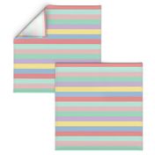 Pastel Easter Stripes Horizontal