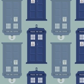 Doctor Who Fabric Tardis Phone Booth