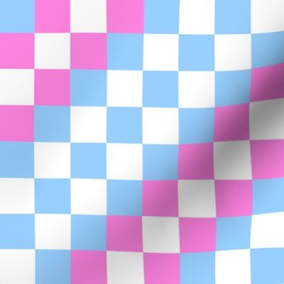 Trans Checkerboard Flag