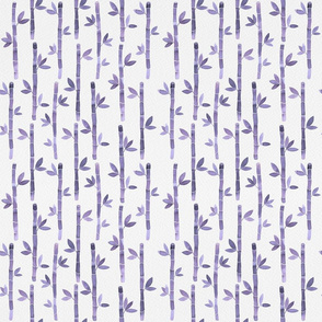 Watercolor Bamboo Pattern - Lavender