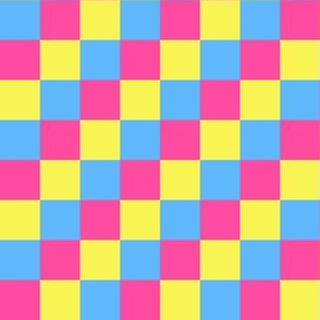 Pansexual Checkerboard Flag