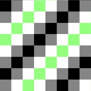 Agender Checkerboard Flag