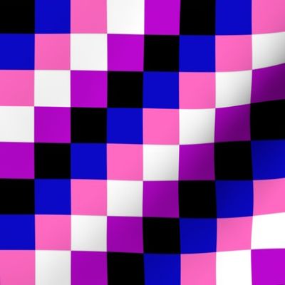 Genderfluid Checkerboard Flag