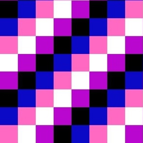 Genderfluid Checkerboard Flag