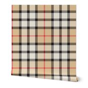 cute camel tartan plaid