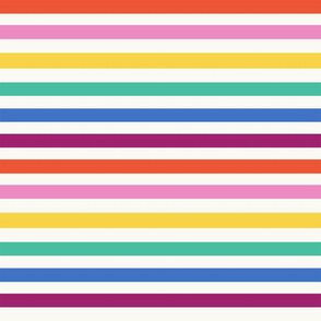 rainbow pride stripes -brights