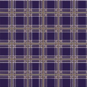 Leaping Deer Plaid - Purple