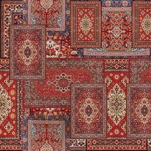 Rich Moroccan colours / red Persian rugs