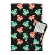 Folksy Butterflies - Black Large