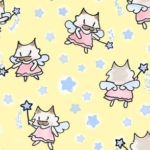 Meow the Fairy  Soft Yellow