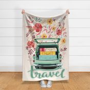 Vintage travel blanket