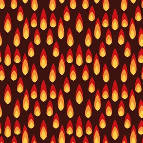 falling fire flames by rysunki_malunki
