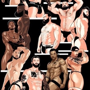 Beefcake men - Black