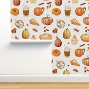 Small / Pumpkin Spice Latte / White - Fall, Autumn, Halloween