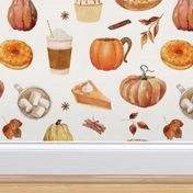 Small / Pumpkin Spice Latte / White - Fall, Autumn, Halloween