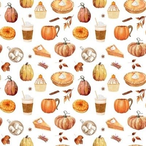 Small / Pumpkin Spice Latte / White - Fall, Autumn, Halloween