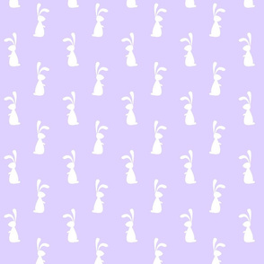 Pastel Color Bunny Pattern Blue Background Pet Animal Owner