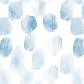 blue spots - watercolor painted stains a153