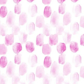 Raspberry watercolor spots - painted pink stains a153