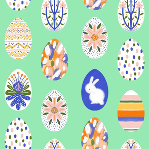 Easter eggs mint - medium