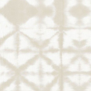The minimalist boho shibori tie dye paint technique texture beige sand white