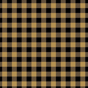 Black & Yellow Square Pattern Minimal Abstract Style