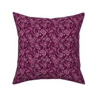 Fuschia Soma Paisley - Small Scale