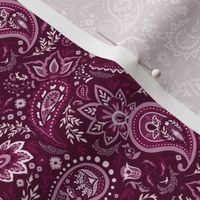 Fuschia Soma Paisley - Small Scale