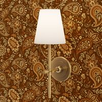 Brown Soma Paisley - Small Scale