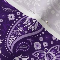 Purple Soma Paisley - Medium Scale