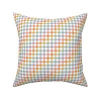 Boho Rainbow Gradient Gingham - Small Scale