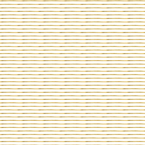 Extra Small Thin Stripes Watercolor Gold Brown White