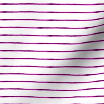 Extra Small Thin Stripes Watercolor Dark Pink White