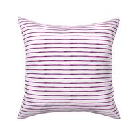  Extra Small Thin Stripes Watercolor Dark Pink White