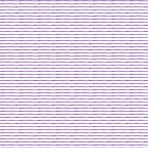 Extra Small Thin Stripes Watercolor Purple White