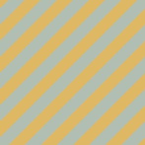 Streifen diagonal Mint Gelb von DIY Eule
