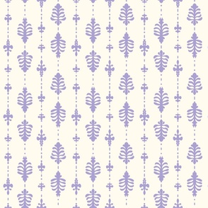 Baby quilt - purple - small