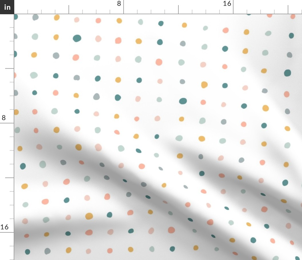 Large scale- Painted Confectionery Dots  - Large scale