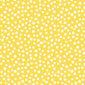 Large spring flower dots yellow