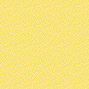 Small spring flower dots yellow