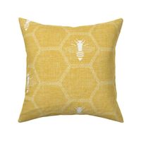 Extra large - boho beehive goldenrod