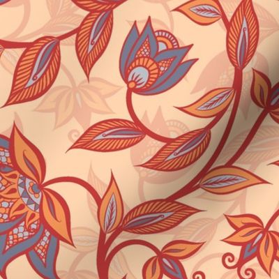 Kalamkari Floral-3