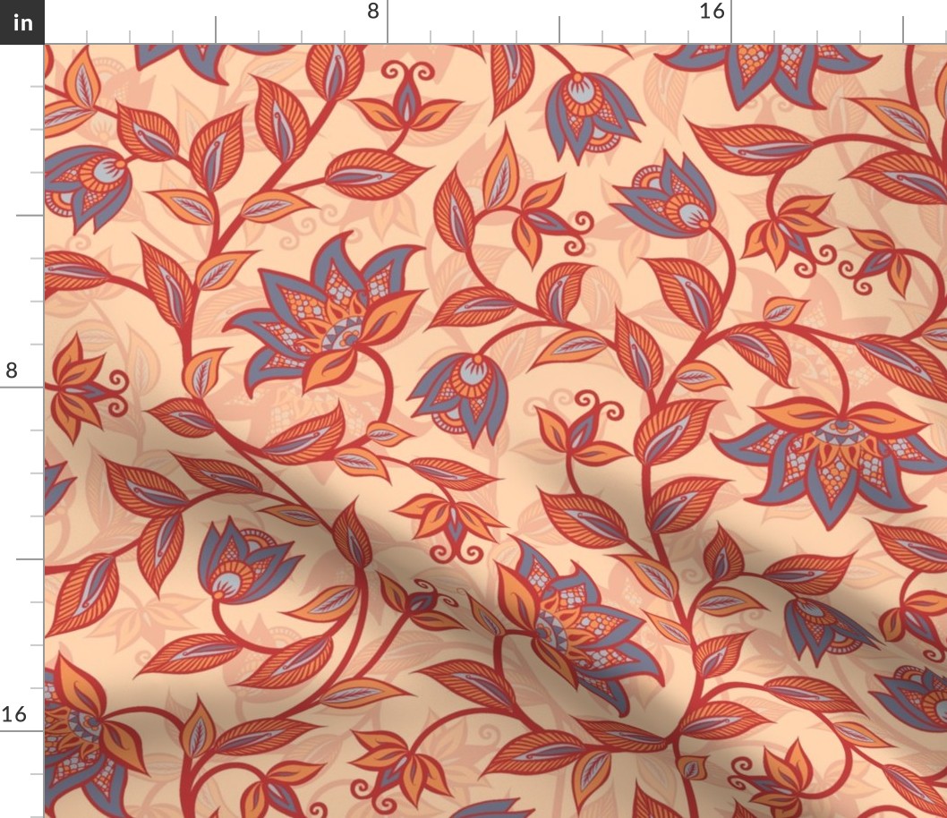 Kalamkari Floral-3