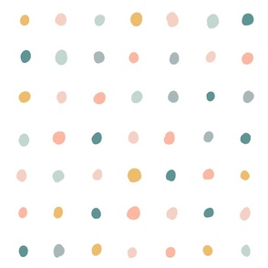 Extra large scale - Painted Confectionary Dots - extra large scale