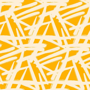 Mod Sunny yellow abstraction CLfunky2