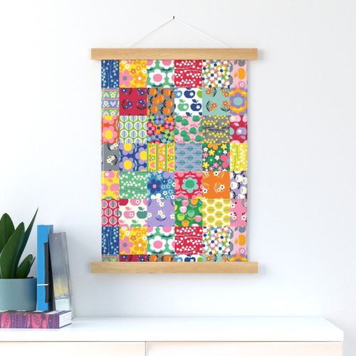 Cheater quilt (Retro Brights)