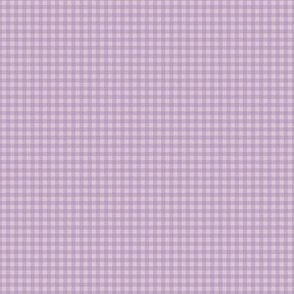 Western Mini Gingham in Lilac + Lavender
