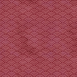 Chinese wave pattern pink